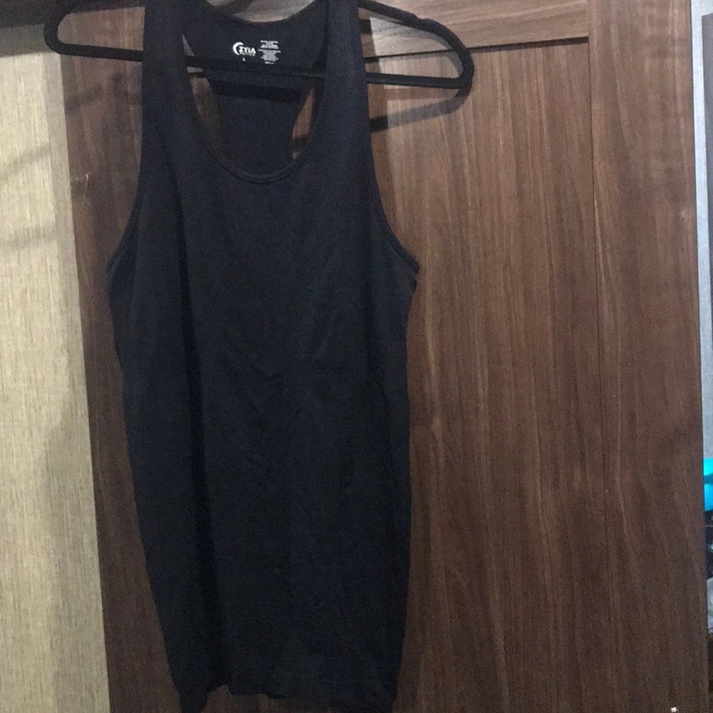 Zyia Large Black Copper Charged Tank